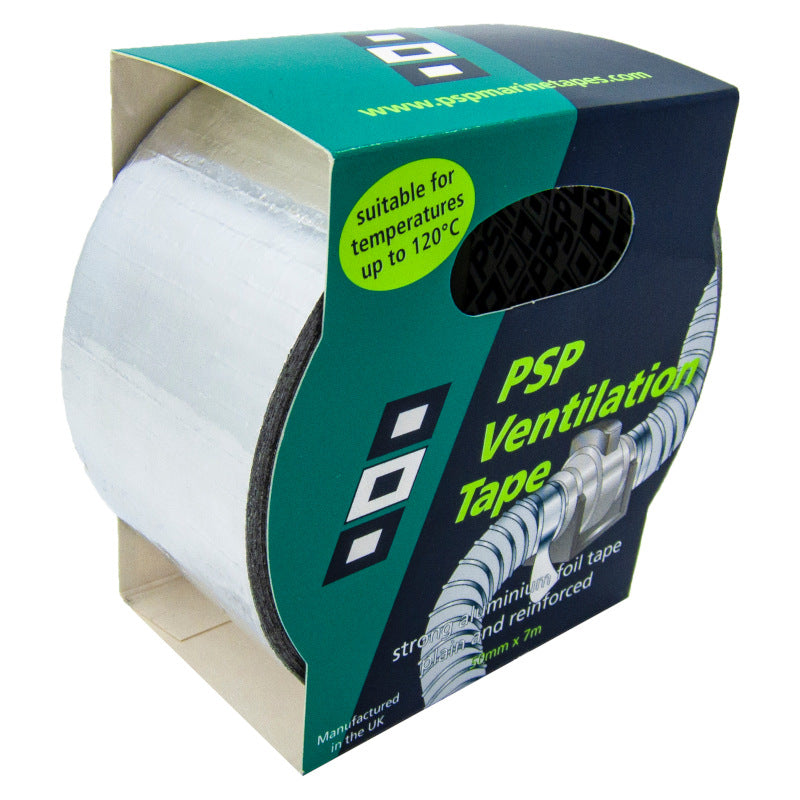 PSP Aluminium Foil Ventilation Tape 50mm x 7M Reinforced