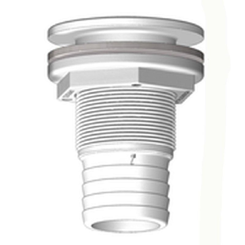 TruDesign Domed Skin Fitting with Hose Tail 1/2 Inch BSP 90426