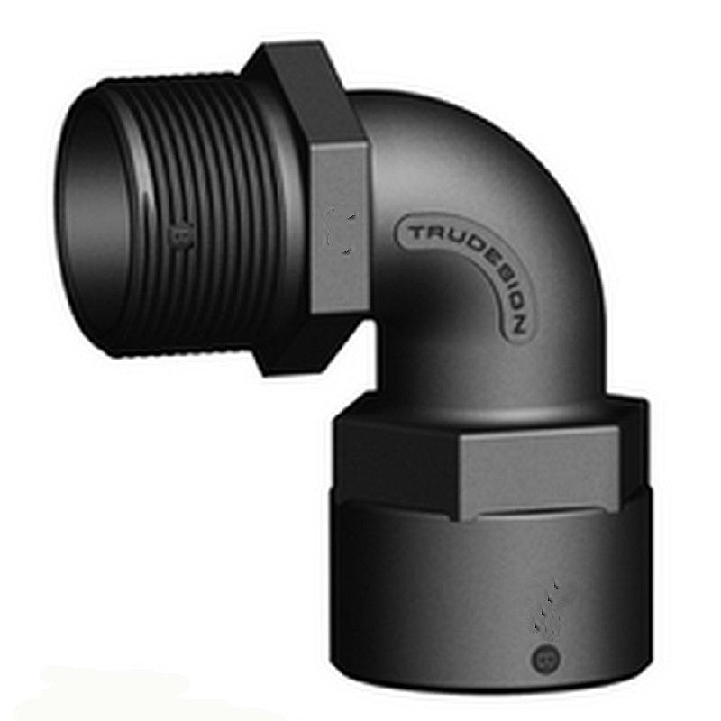 TruDesign Connector Female Thread to Male Thread 90 Degree 1 Inch 9077