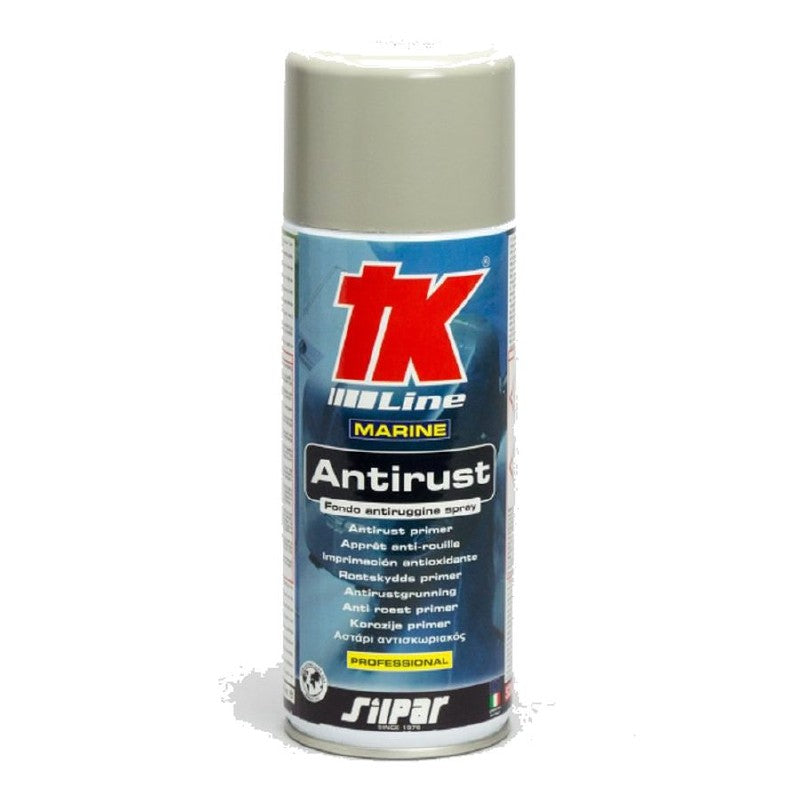 Silpar TK Marine Aluminium Primer Anti-Rust Grey Spray Paint 400ml