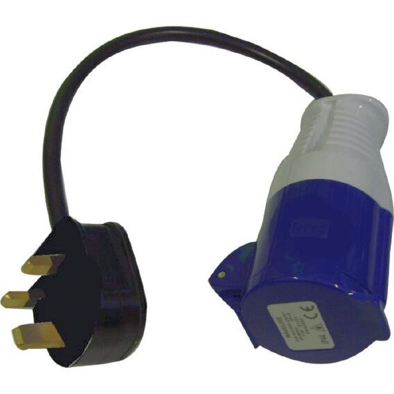 Waveline Caravan Hook Up Adapter 230V UK Mains Conversion Plug Connector Lead Camping