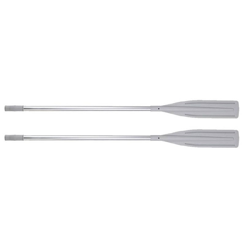 IBS Aluminium Inflatable Boat Oars 160cm Removable Paddle Grey - Pair