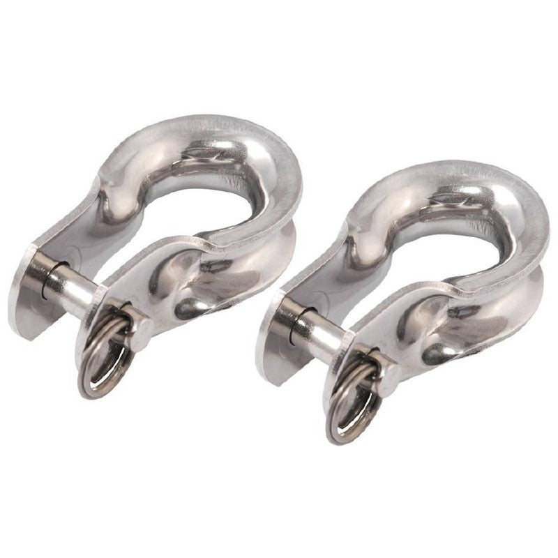 Allen Brothers Stainless Steel Thimble Clevis Pin Rigging Link - Pair