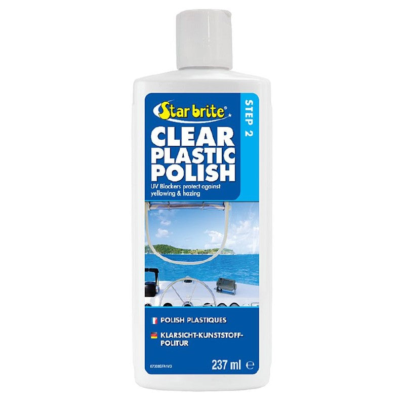 Starbrite Clear Plastic Polish 237ml Step 2