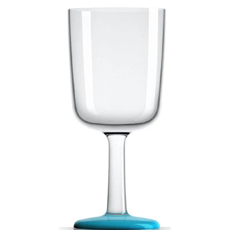 Palm Marc Newson Design Wine Glass - Unbreakable Blue