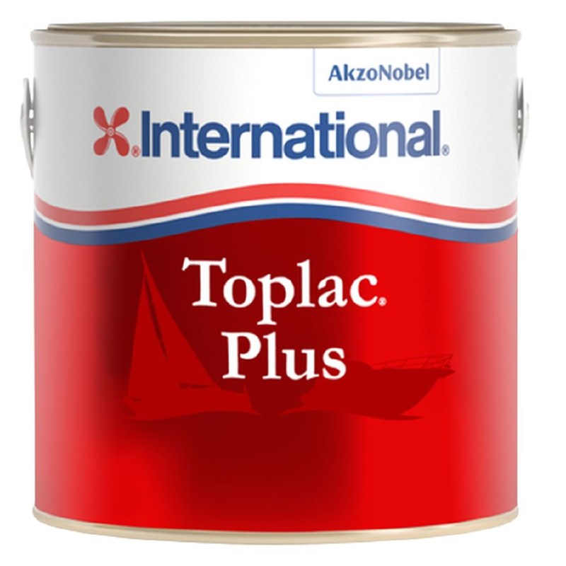 International Toplac Plus High Gloss Paint Mediterranean White 2.5L