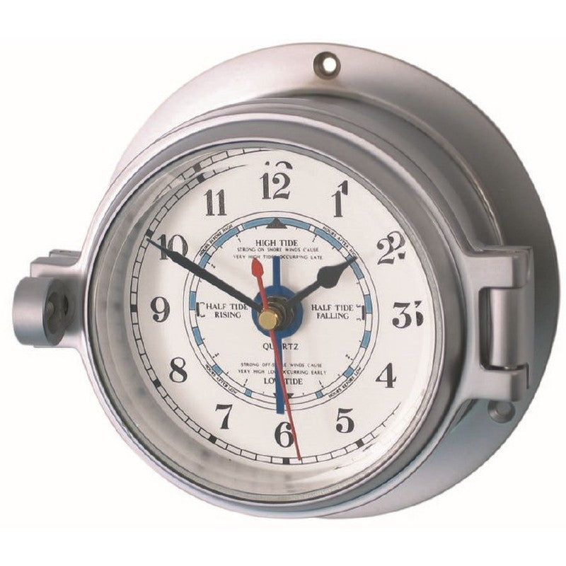 Meridian Zero Channel Matt Chrome Tide Clock 3 inch