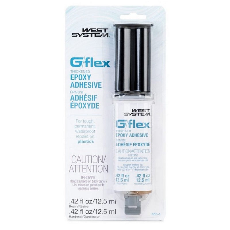 West System G/Flex 655 Thickened Epoxy Adhesive Cartridge 25ml