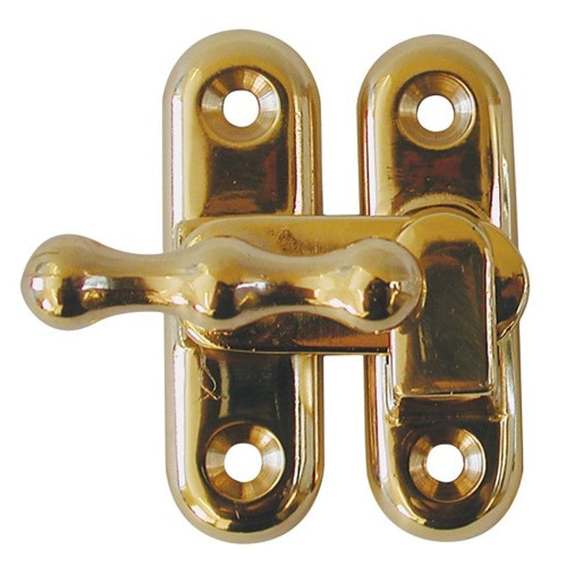 Aquafax Polished Brass Cupboard Catch 50mm