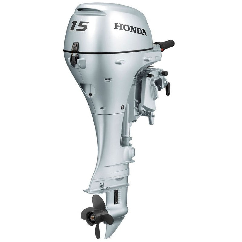 Honda BF15SHSU 15 H.P Standard Shaft Electric Tiller Outboard Motor