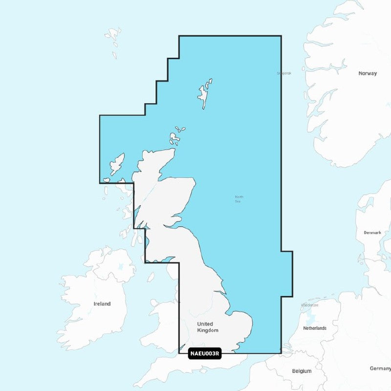 Navionics Plus Pre-Loaded Regular Chart Great Britain, Northeast Coast EU003R