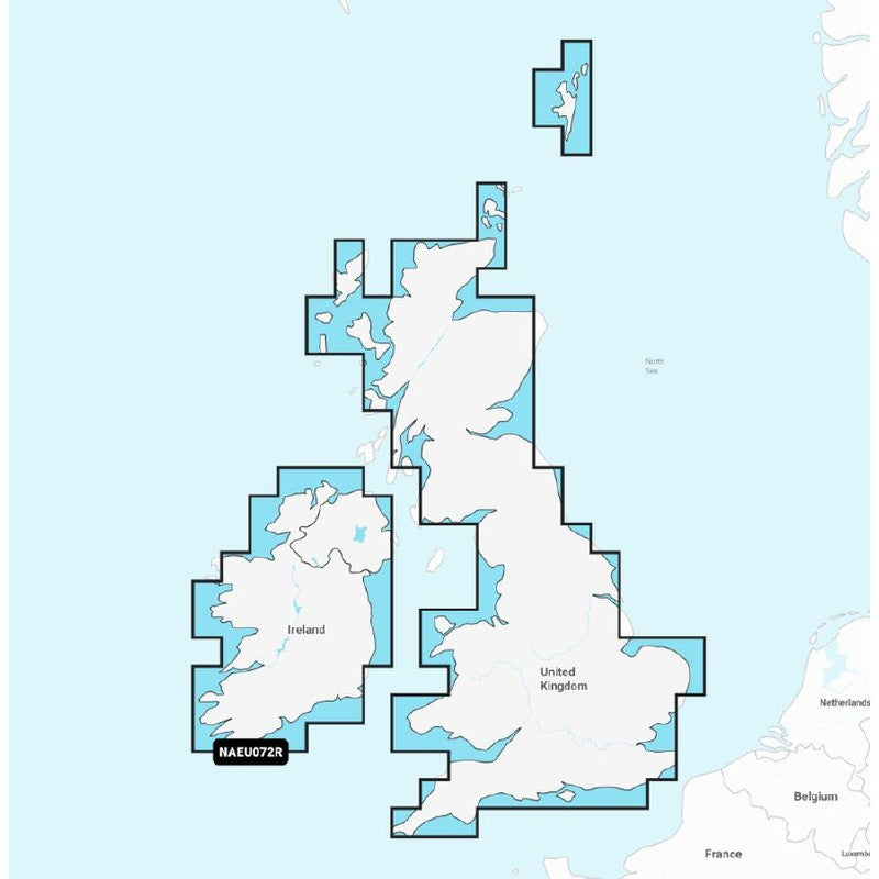 Navionics Plus Pre-Loaded Regular Chart UK, Ireland Lakes and Rivers EU072R