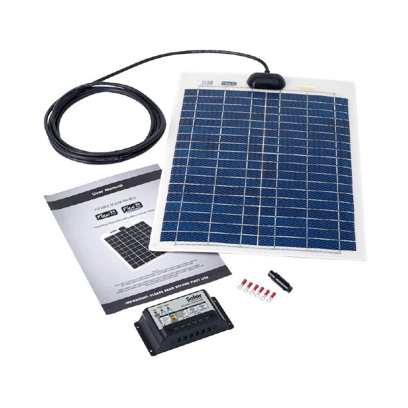 Solar Technology 20w Flexi Solar Panel and Charge Controller Kit