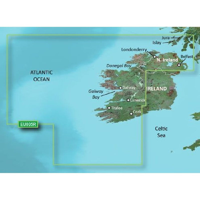 Garmin BlueChart G3 Regular Area - HXEU005R Ireland, West Coast