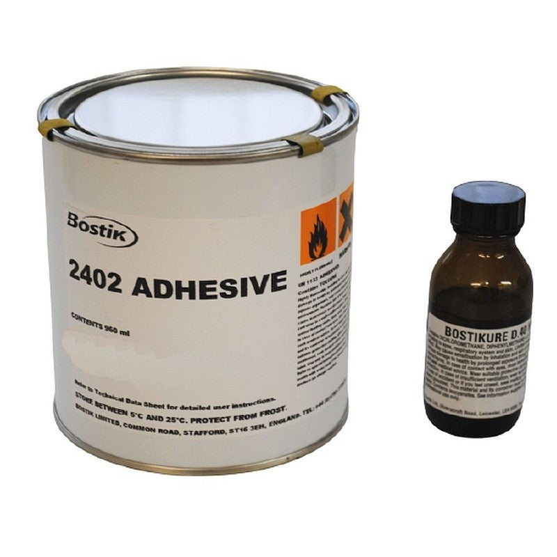 Bostik 2402 Hypalon High Performance Two-Part Adhesive 1 Litre