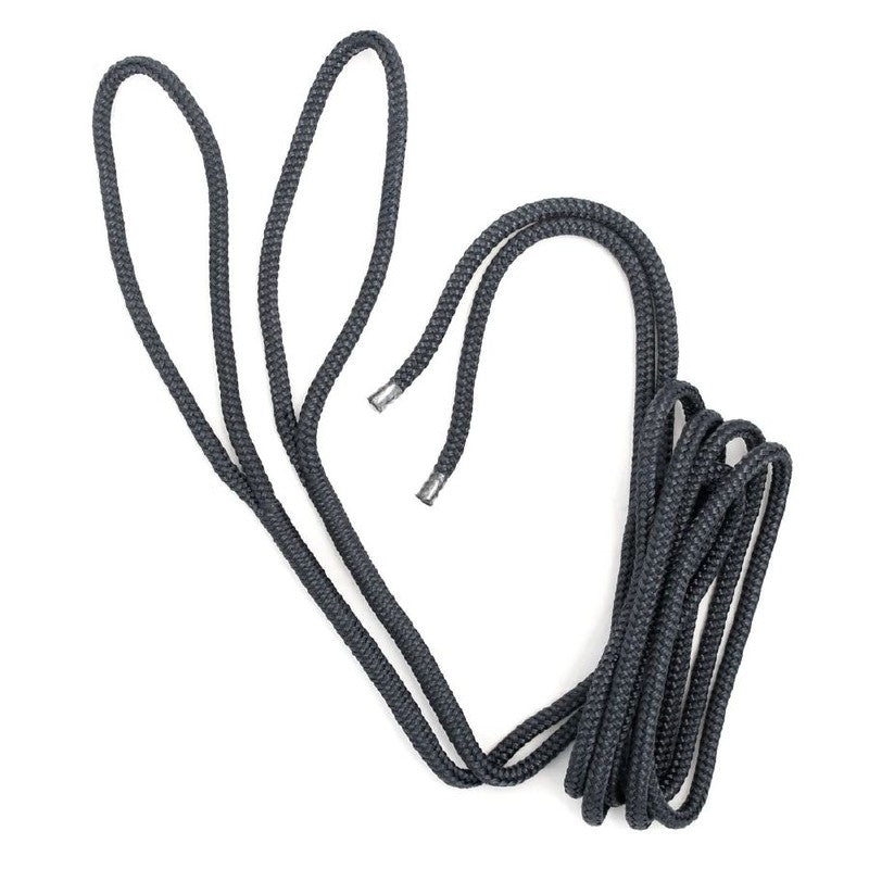 Meridian Zero Fender Line Rope Double Braided Polyester 8mm x 1.8m Black - Pair