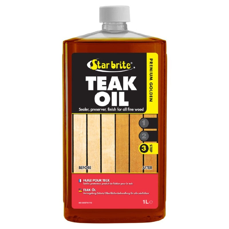 Starbrite Premium Golden Teak Oil 1 Litre