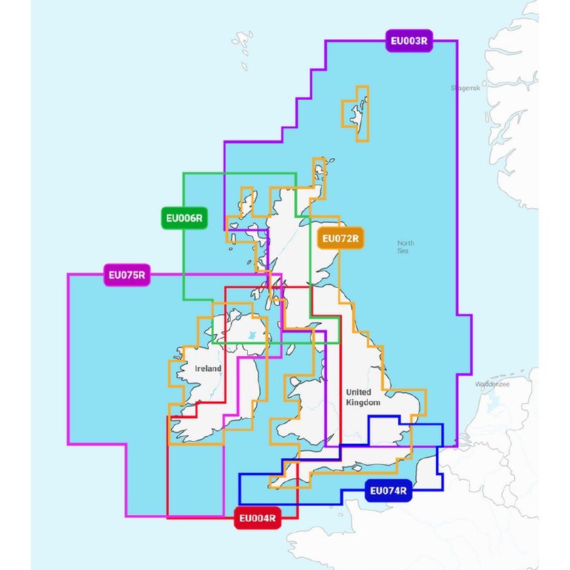 Garmin Navionics Vision+ Chart Great Britain Northeast Coast EU003R