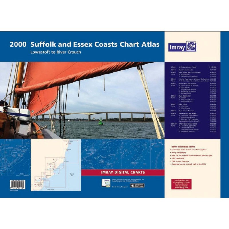 Imray 2000 Series Chart Pack - Suffolk and Essex Coasts 2000