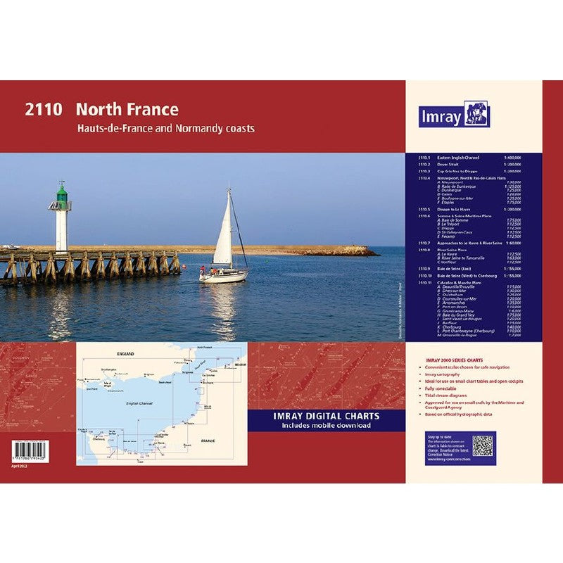 Imray 2110 North France Chart Pack