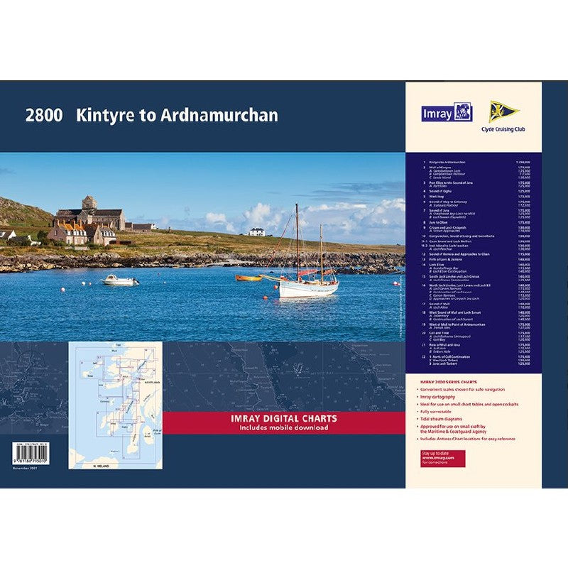 Imray 2800 West Coast Scotland Chart Pack