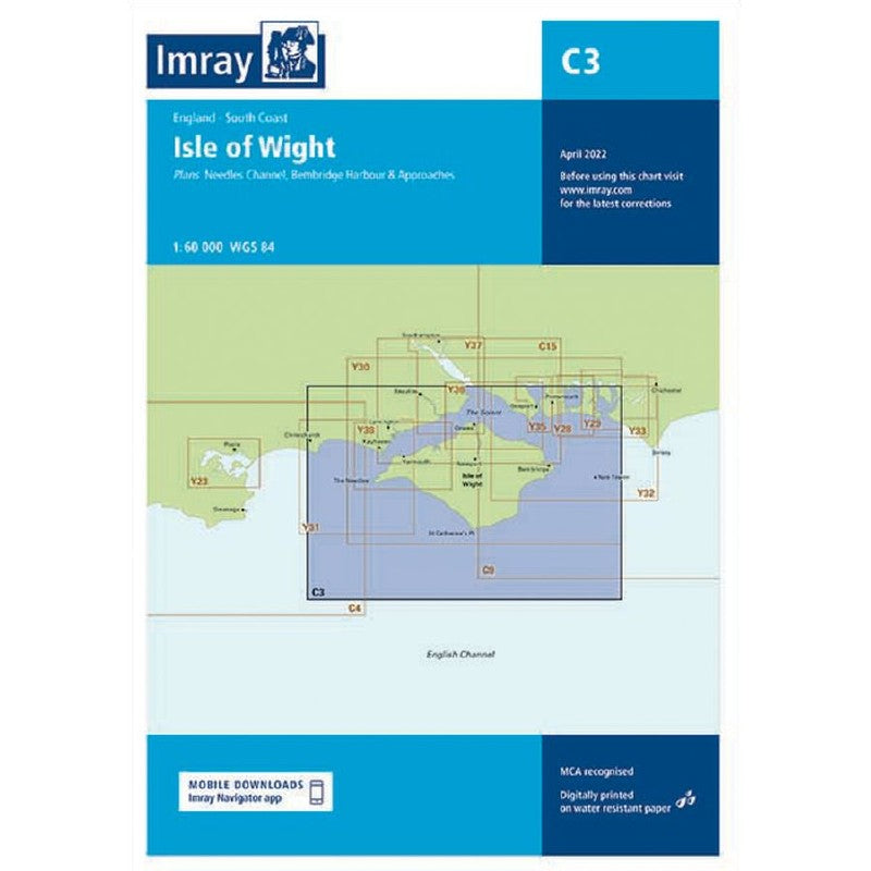 Imray C Chart - C3 Isle Of Wight