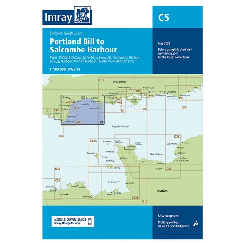 Imray C Chart - C5 Portland Bill to Start Point