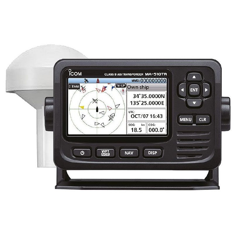 Icom MA-510TR Dual-Channel AIS GPS Marine Transponder Class B