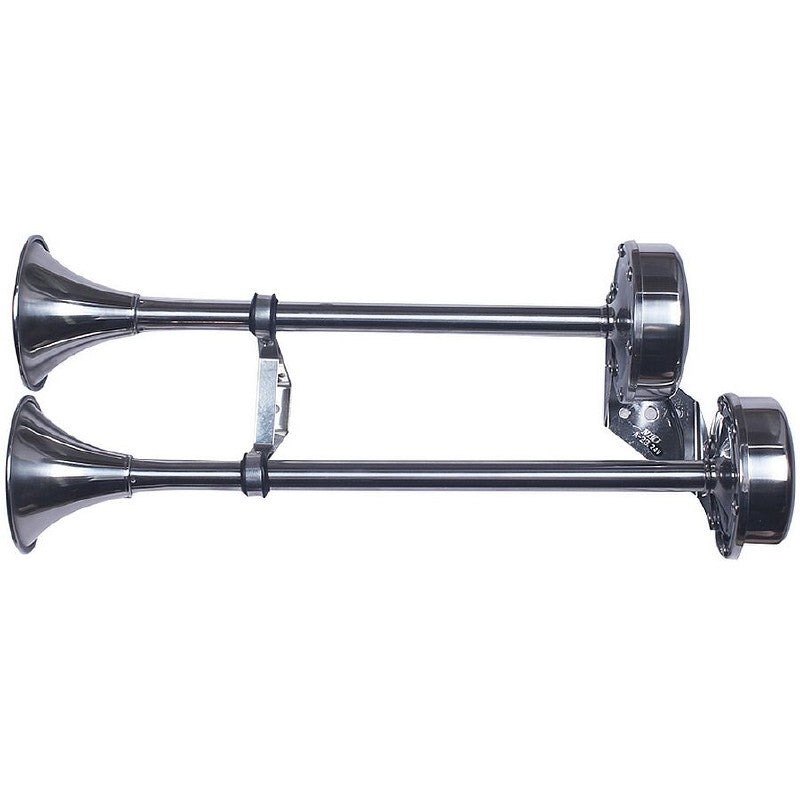 Talamex Stainless Steel Double Trumpet Horn 12v