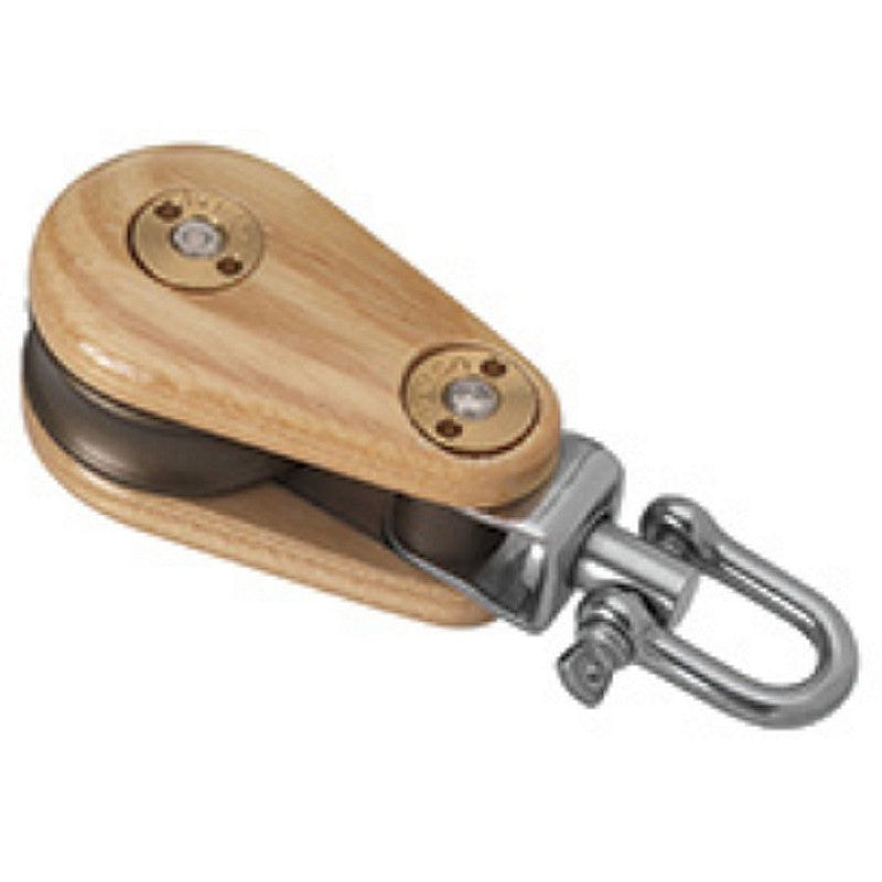 Barton Classic Wooden Block Single Swivel 30mm