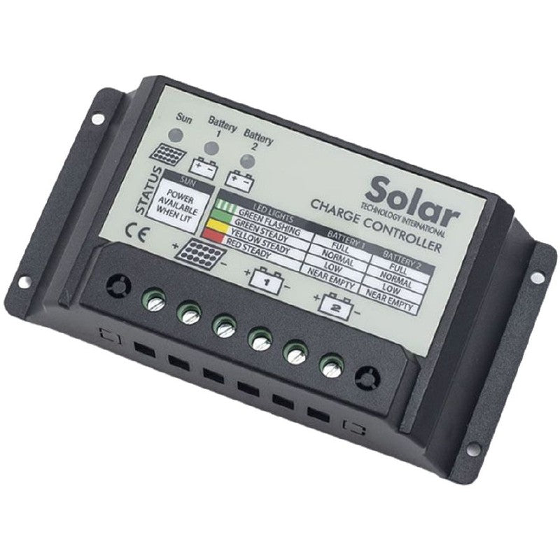 Solar Technology 10Ah 12/24v - Two Battery Controller