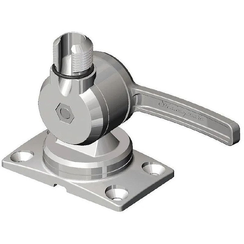 Shakespeare 6187 Stainless Steel Low Profile Ratchet Antenna Mount