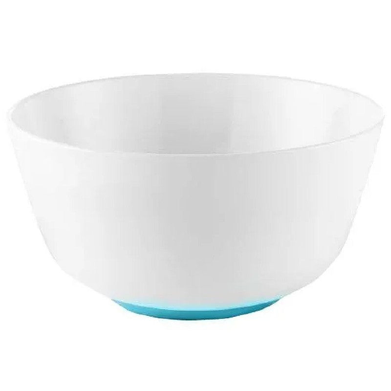 Palm Sorona Non-Slip Bowl - White With Vivid Blue