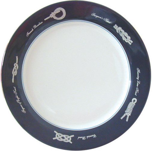 Lalizas Dinner Plate Exclusive Piece Knot Design Melamine 26cm