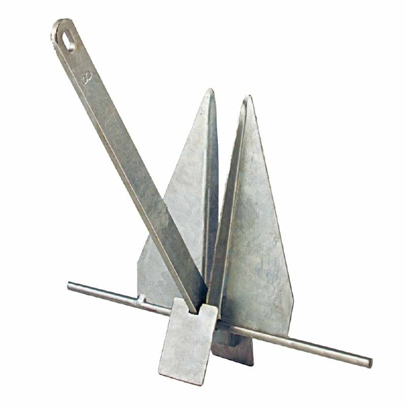 Waveline Galvanised Danforth Style Anchor 4Kg