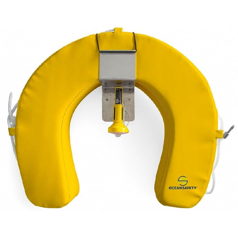 Ocean Safety Horseshoe Set with Aquaspec Compact Light - Yellow