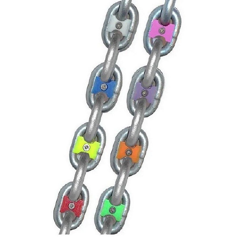 Anchoright Pack of 5 Chain Markers 12mm Pink