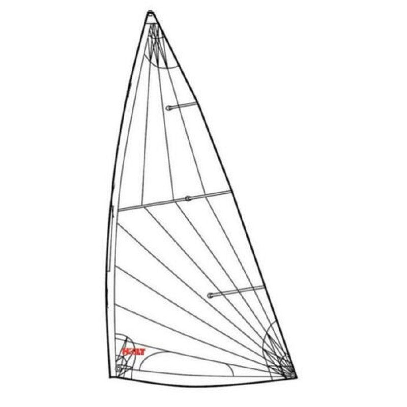 Holt Laser Standard Mk 2 - 3.8oz Radial Cut Sail Folded No Battens