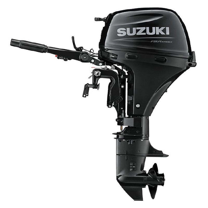 Suzuki 15hp Tiller with Electric Start Longshaft Outboard DF15AEL