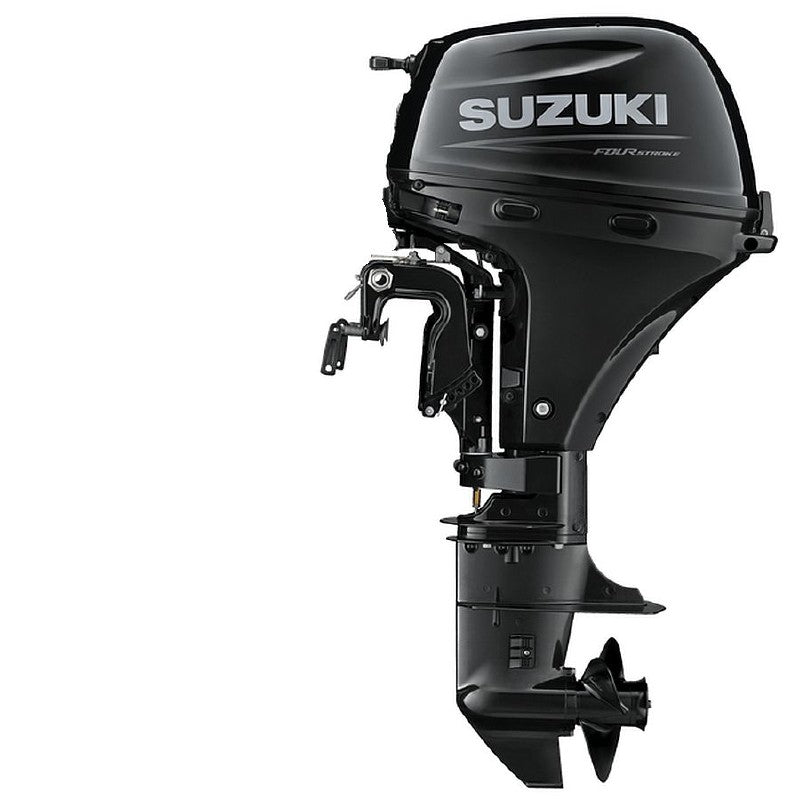 Suzuki 20hp Outboard Tiller with Electric Start. Long Shaft DF20AEL