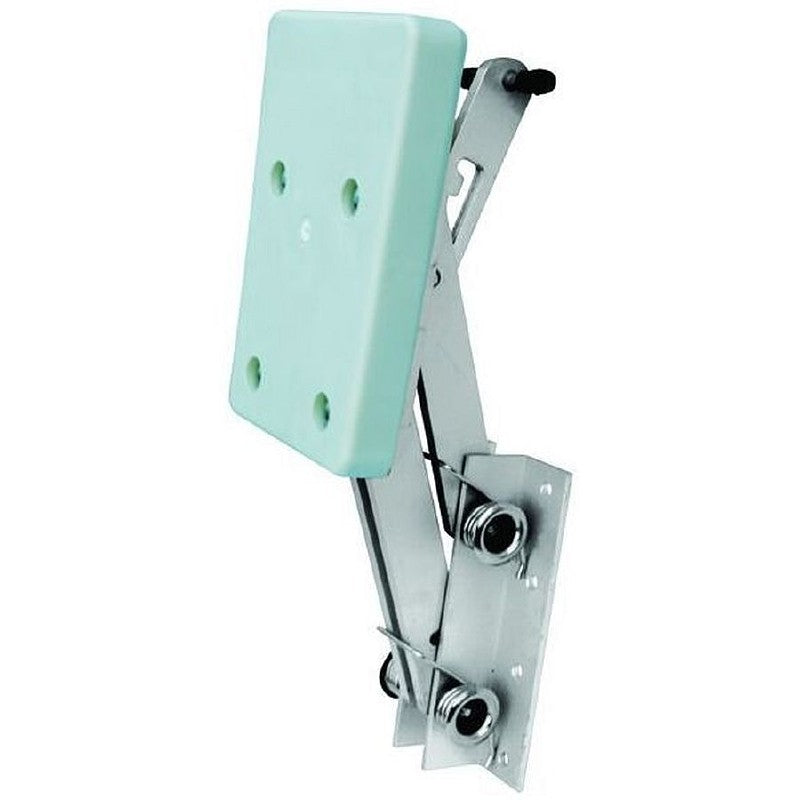 Waveline Aluminium Outboard Engine Bracket - 15hp 40Kg - Plastic Pad