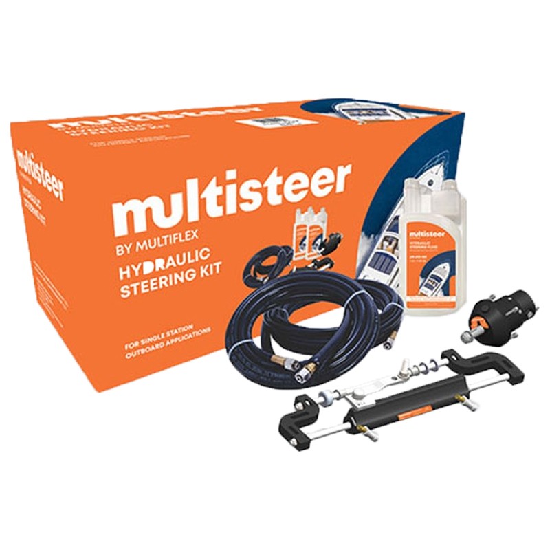 Multiflex Multisteer Outboard Engine Hydraulic Steering Kit up to 115hp