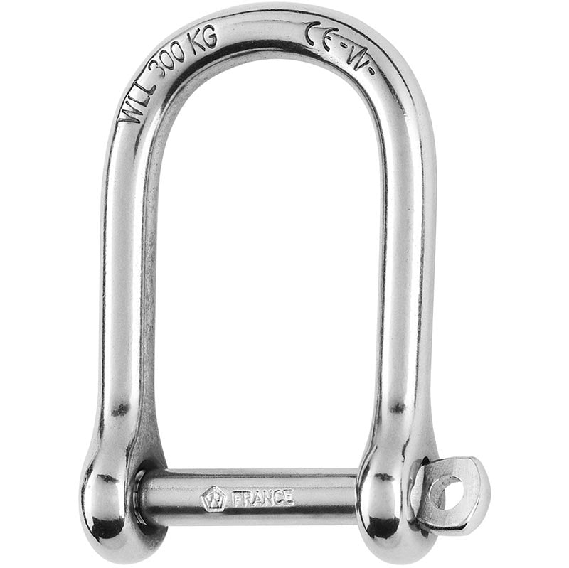 Wichard Forged CE Stainless Steel Self Locking Wide Shackle 5mm