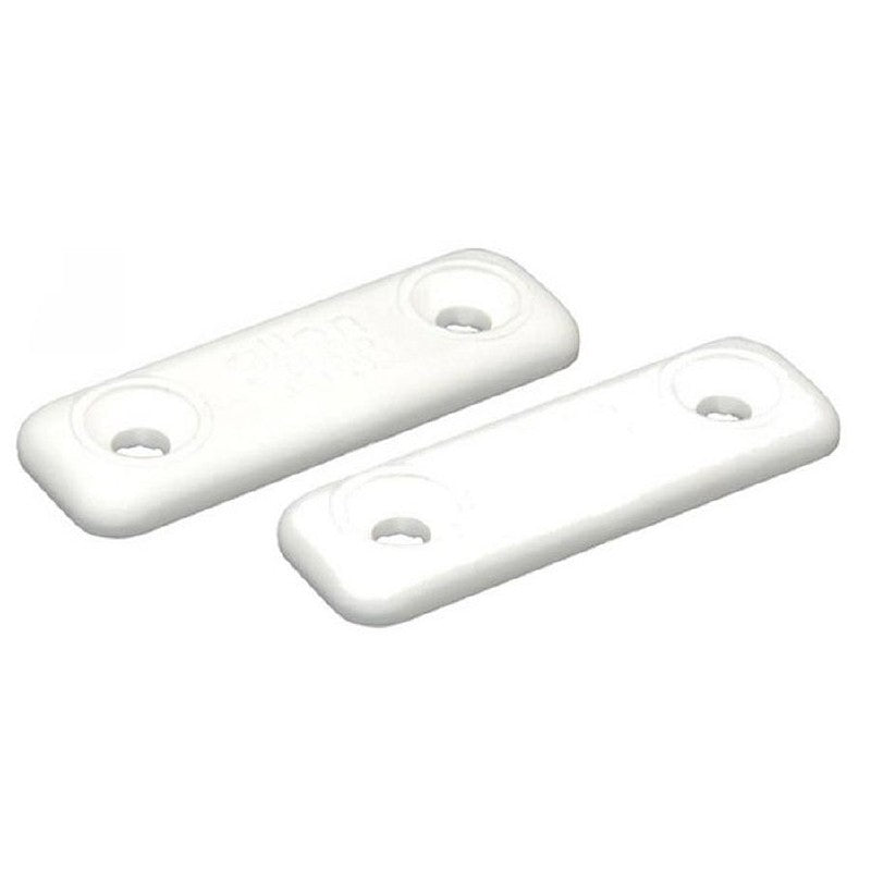 Allen Toe Strap Plate White A0099 - Pack of 2