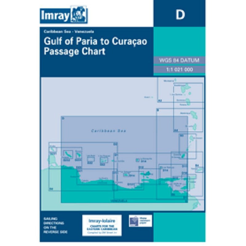 Imray-Iolaire Chart D Venezuela Trinidad to Curacao