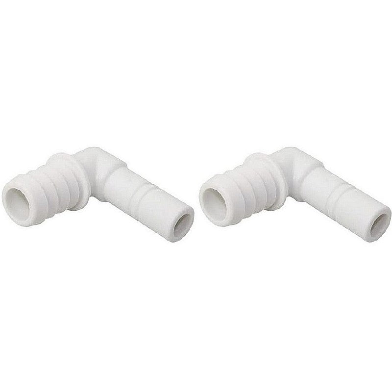 Whale Quick Connect 15mm Stem Elbow to 3/4 Inch Flexible Hose WX1592 - Pack of 2