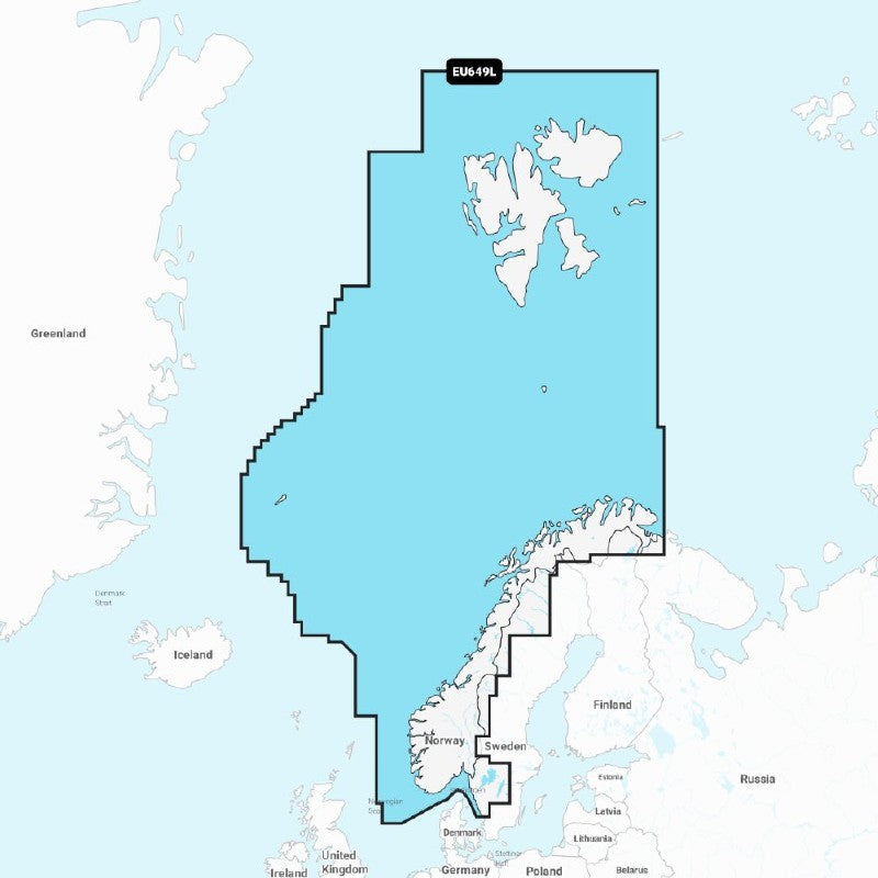 Garmin Navionics+ Chart: EU649L - Norway