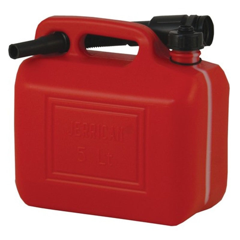 Aquafax Plastic Fuel Jerry Can 5L