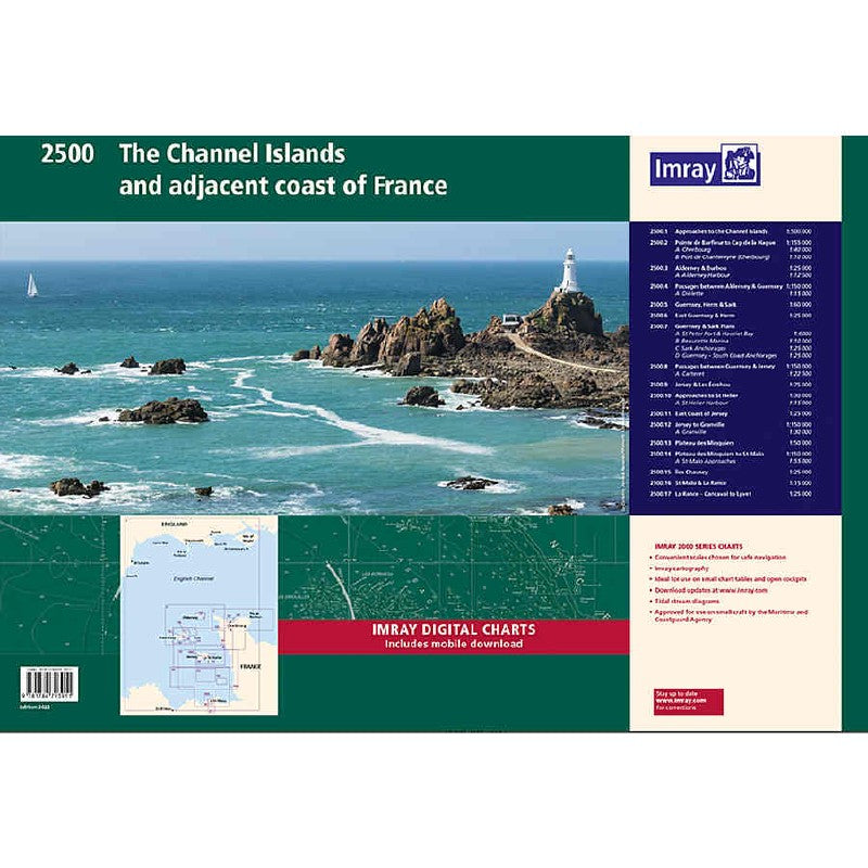 Imray 2500 Channel Islands Chart Pack