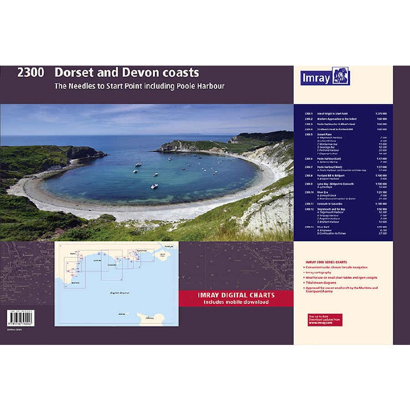 Imray 2300 Dorset and Devon Coast Chart Pack